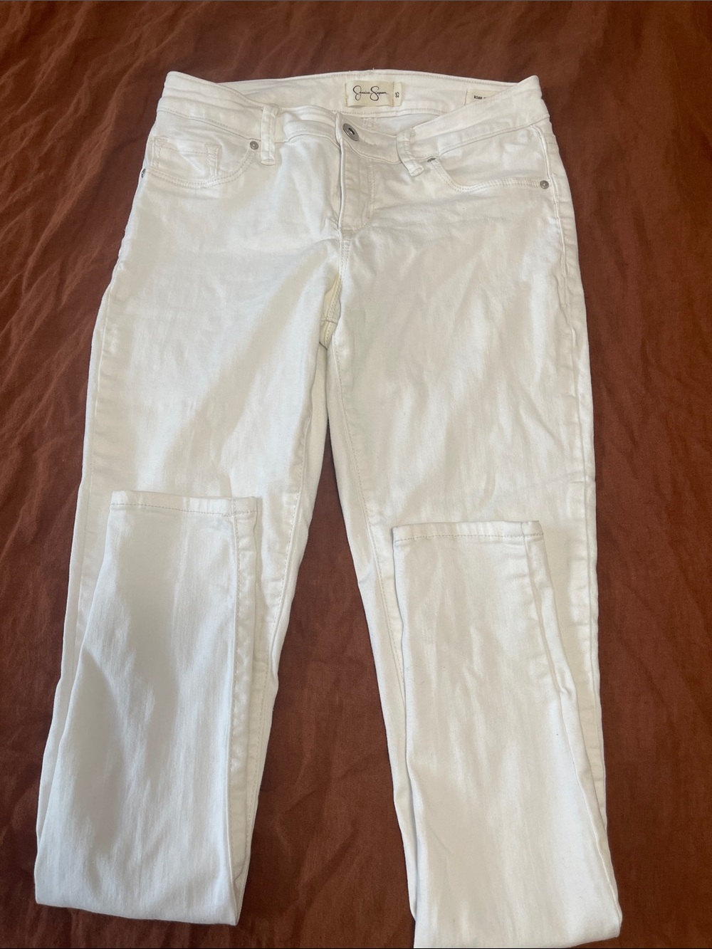 White Women's Slim Jeans - Unknown Brand